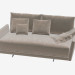 3D Modell Doppel-Sofa (Ref 477 01) - Vorschau