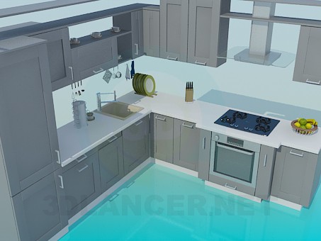 3d model Cocina - vista previa