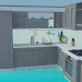 3d model Kitchen - preview