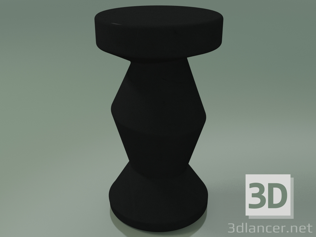 modello 3D Tavolino di servizio, sgabello InOut (49, ceramica grigio antracite) - anteprima