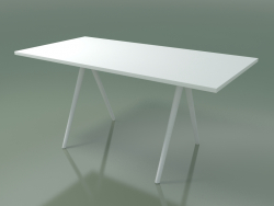 Table rectangulaire 5402 (H 74 - 79x159 cm, mélamine N01, V12)