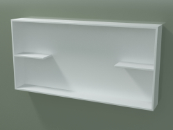 Open box with shelves (90U31004, Glacier White C01, L 96, P 12, H 48 cm)
