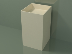 Floor-standing washbasin (03UN26301, Bone C39, L 48, P 50, H 85 cm)