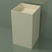 3D modeli Ayaklı lavabo (03UN26301, Bone C39, L 48, P 50, H 85 cm) - önizleme