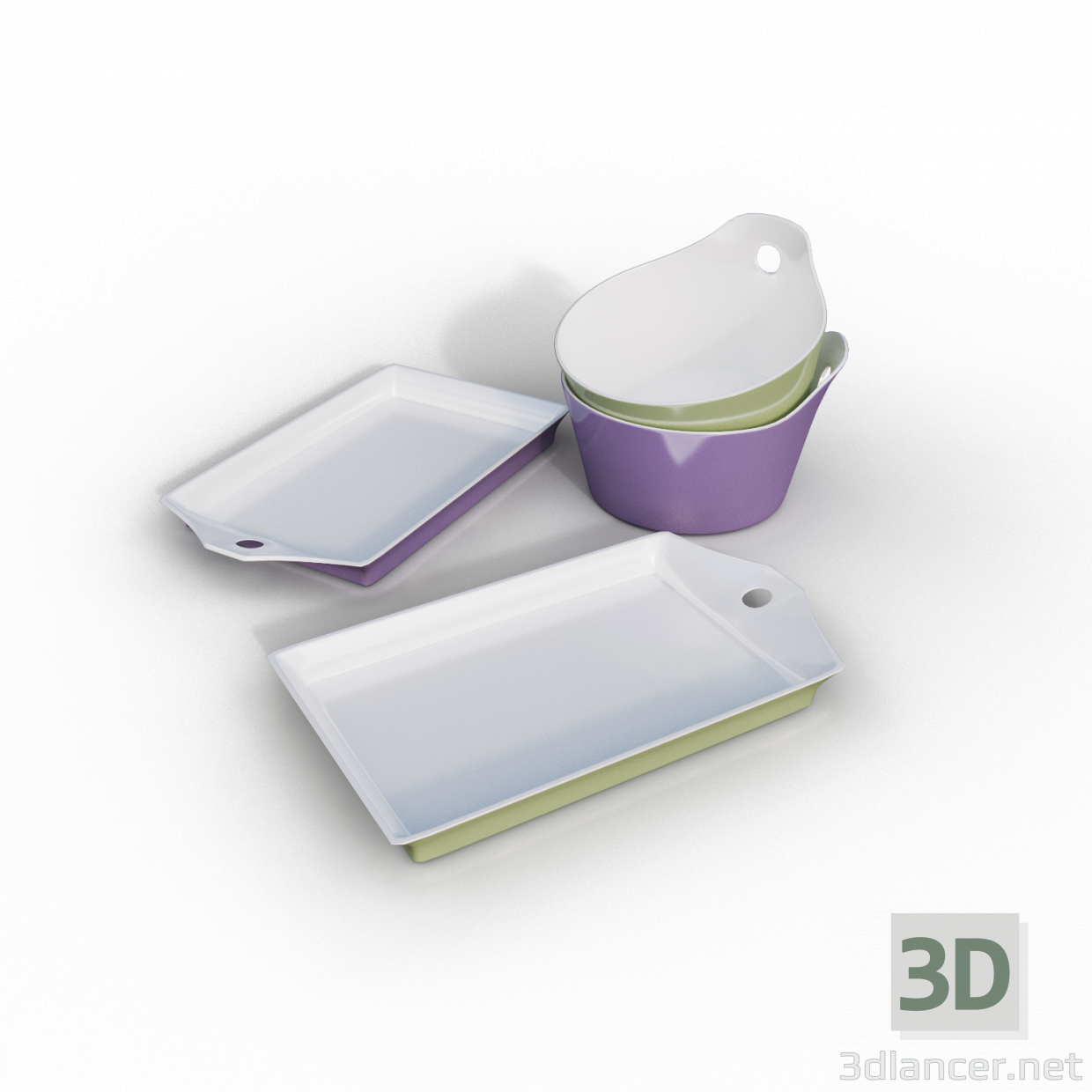 modèle 3D Ustensiles - preview
