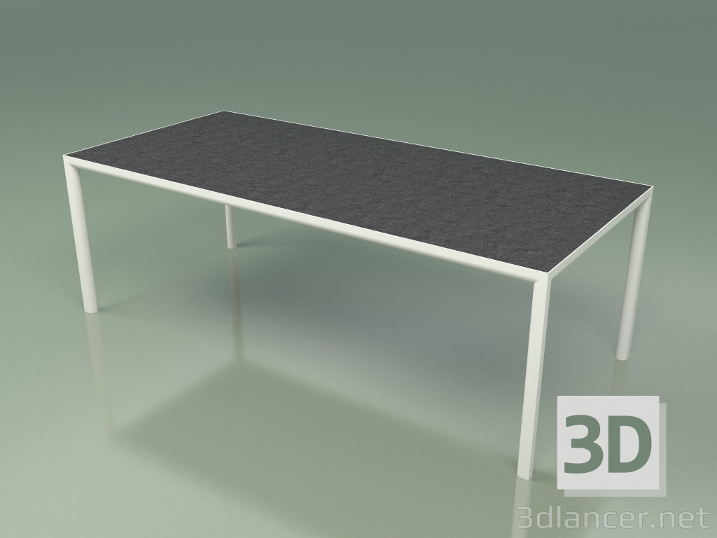 3d model Dining table 004 (Metal Milk, Gres Graphite) - preview