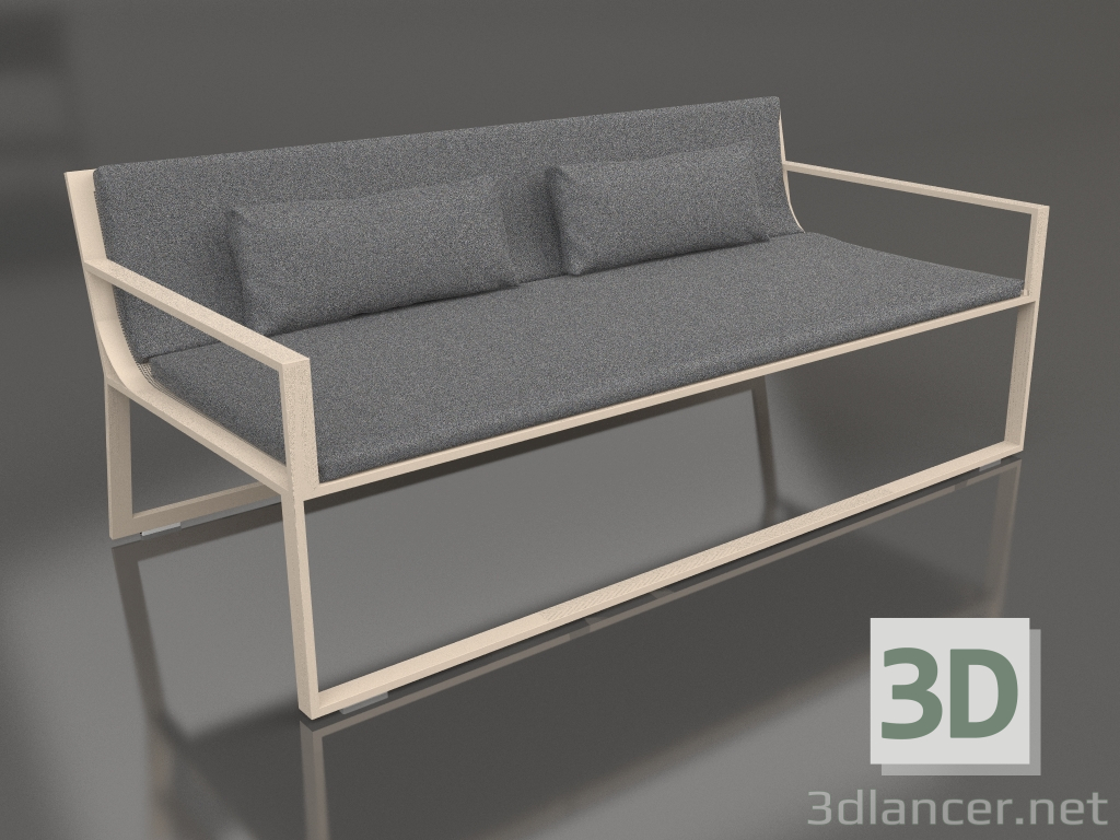 modèle 3D Canapé 2 places (Sable) - preview