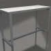 3d model Bar table 180 (White polyethylene, Anthracite) - preview
