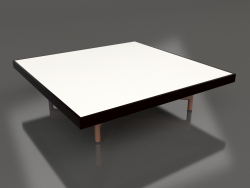 Table basse carrée (Noir, DEKTON Zenith)