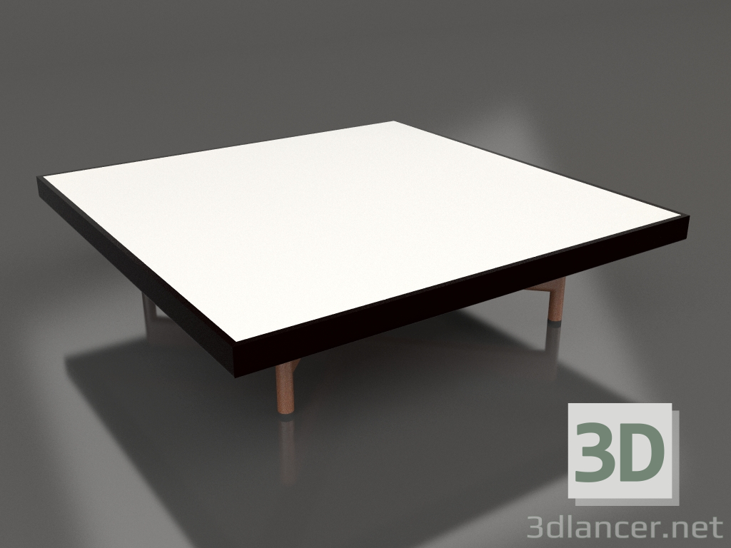 3d модель Квадратный журнальный столик (Black, DEKTON Zenith) – превью