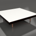 modello 3D Tavolino quadrato (Nero, DEKTON Zenith) - anteprima