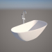 3d model modern bathtub - preview