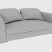 3d model Sofa RUBENS FREE BACK SOFA (200x135xH75) - preview