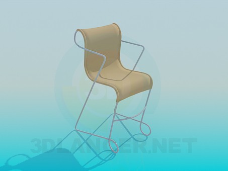 modello 3D Sedia - anteprima