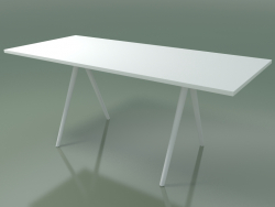 Table rectangulaire 5403 (H 74 - 79x179 cm, mélamine N01, V12)