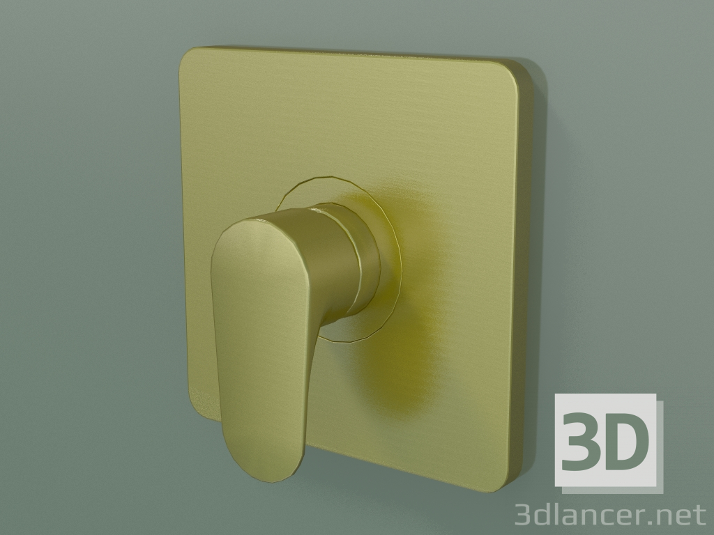 3d model Single lever shower mixer for concealed installation (34625950) - preview