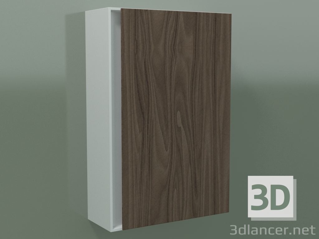 3D modeli Kalem kutusu (dx, L 48, P 18, H 72 cm, Noce Canaletto O07) - önizleme