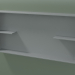 3d model Open box with shelves (90U31004, Silver Gray C35, L 96, P 12, H 48 cm) - preview