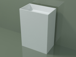 Floor-standing washbasin (03UN36101, Glacier White C01, L 60, P 36, H 85 cm)
