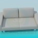 modèle 3D Canapé de style minimalisme - preview