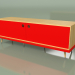 modèle 3D Bordure Woodi (rouge) - preview