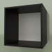 3d model Open wall shelf (Black) - preview