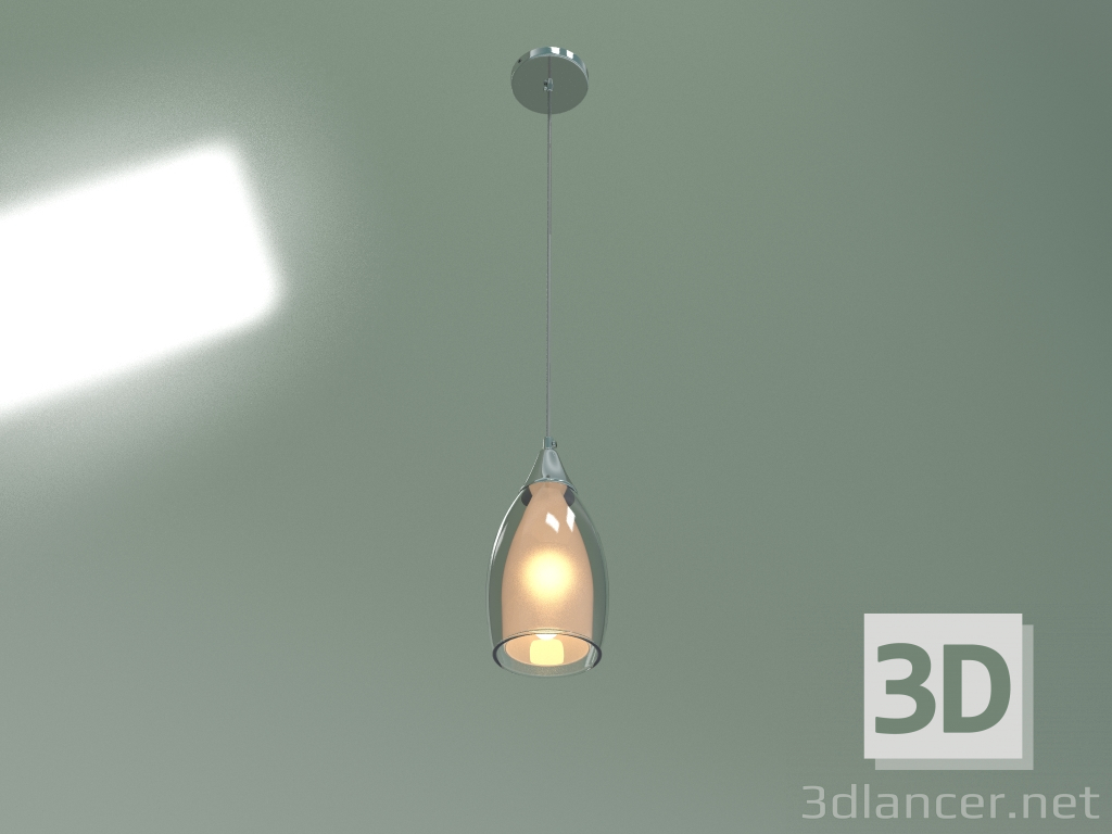 modello 3D Lampada a sospensione Cosmic 50085-1 (cromo) - anteprima