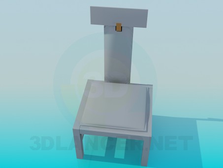 modelo 3D Silla - escuchar modelo 3D Silla - escuchar