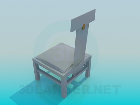modelo 3D Silla - escuchar modelo 3D Silla - escuchar