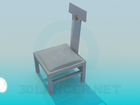 modelo 3D Silla - escuchar modelo 3D Silla - escuchar