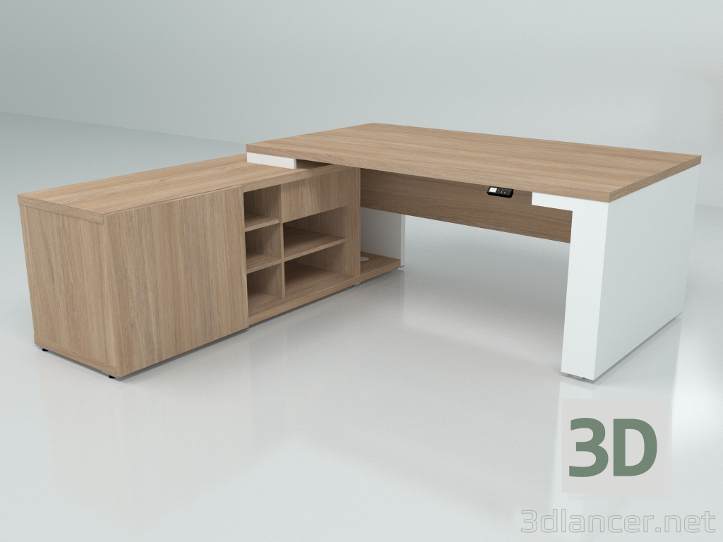 3d model Work table Mito Height Adjustable MIT2RL (1990x2080) - preview