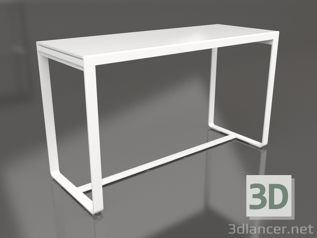 modèle 3D Table de bar 180 (Polyéthylène blanc, Blanc) - preview