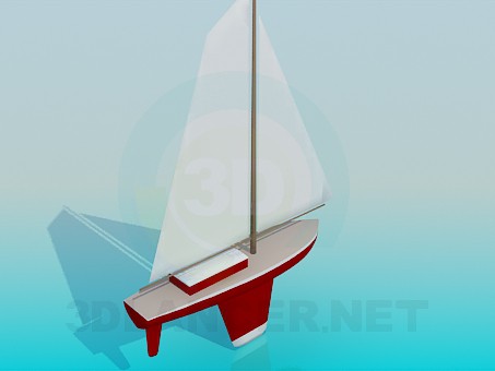 modelo 3D Barco de juguete - escuchar modelo 3D Barco de juguete - escuchar