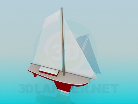 modelo 3D Barco de juguete - escuchar modelo 3D Barco de juguete - escuchar