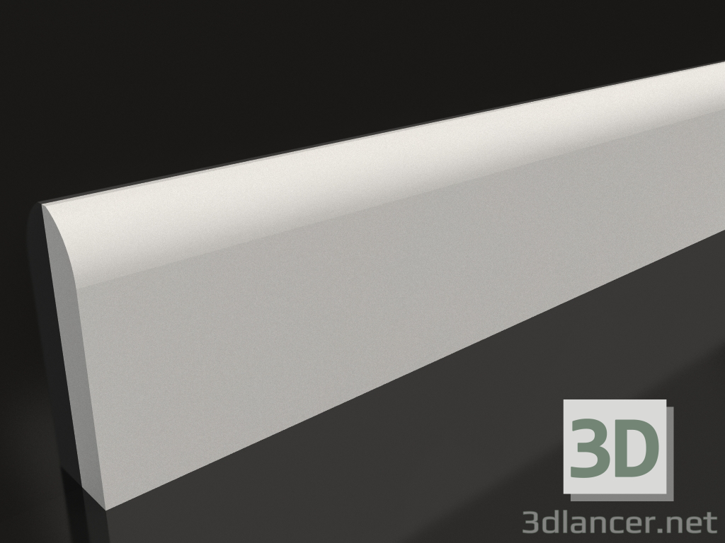 Modelo 3d Rodapé de piso de gesso PN 015 3 (70х12) - preview