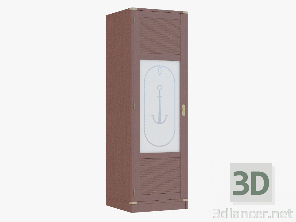 3d model Cabinet with decor - preview