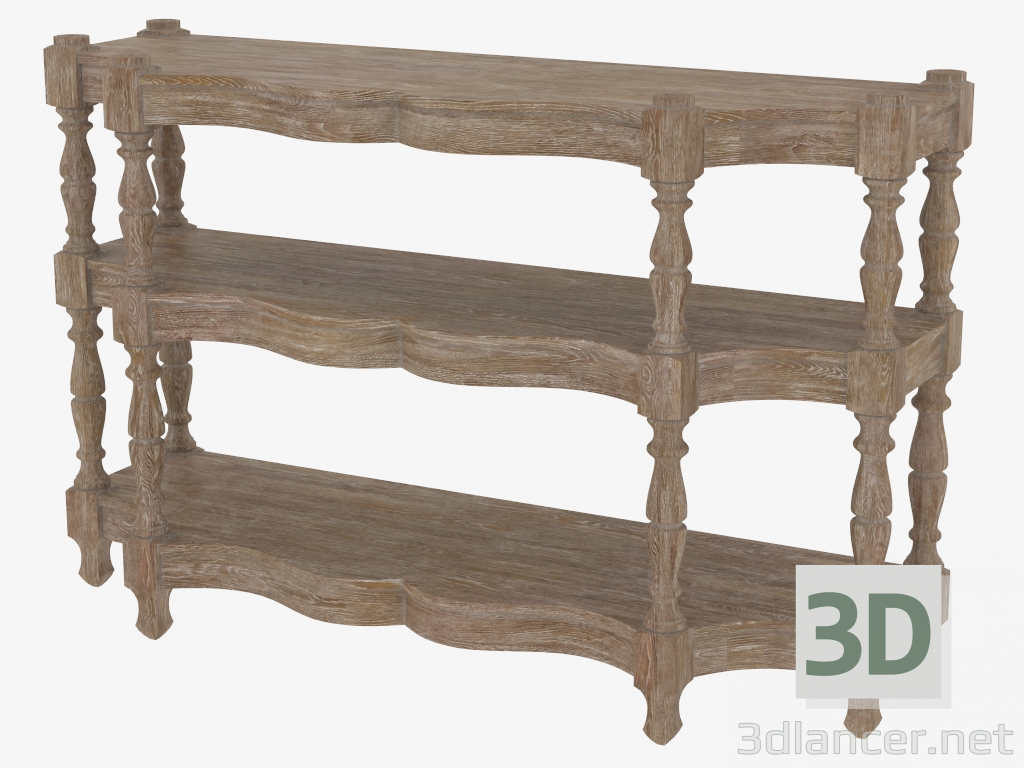 3d модель Консоль FRENCH CONSOLE TABLE (8833.0001) – превью