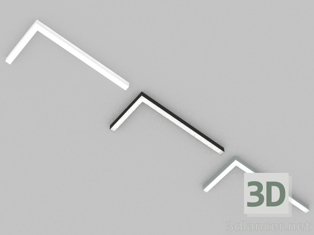 3d модель Накладний світлодіодний світильник (DL18516C082A57) – превью