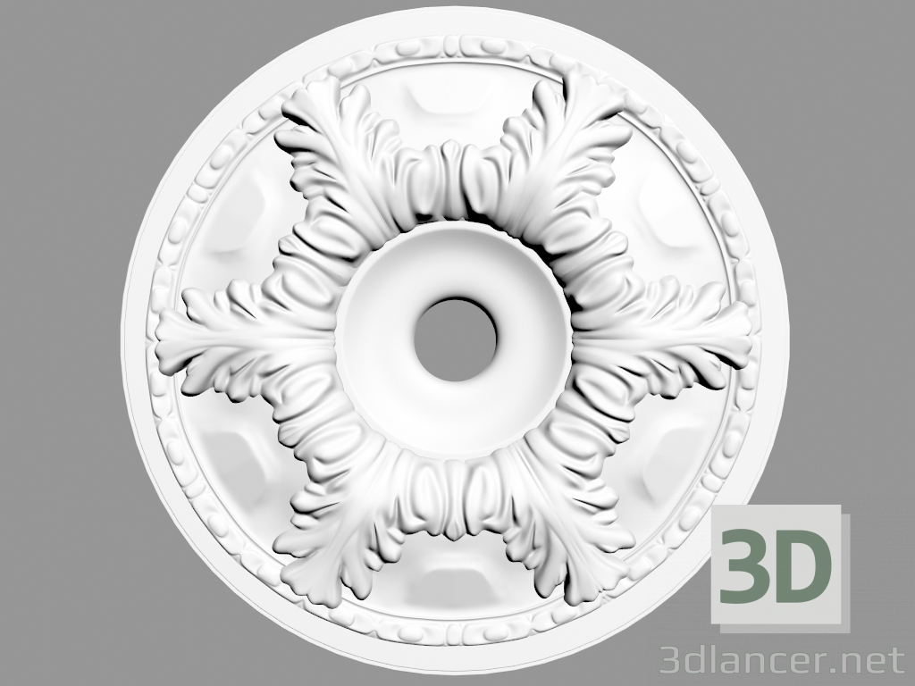 3d model Ceiling outlet (P10) - preview