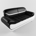 3d Bentley Sofa (Modern Black and White) model buy - render
