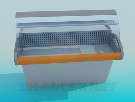 3d model Showcase fridge - preview 3d model Showcase fridge - preview