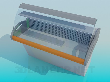 3d model Showcase fridge - preview 3d model Showcase fridge - preview