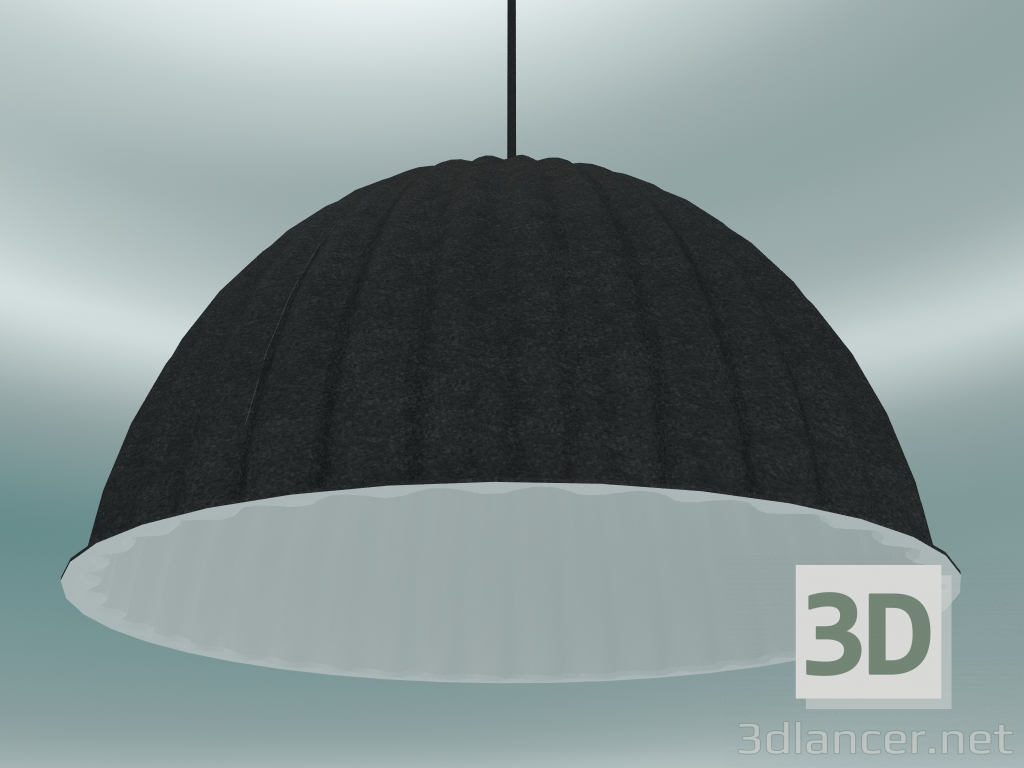 3d model Lámpara colgante Under The Bell (Ø82 cm, Negro) - vista previa