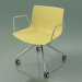 3d model Chair 2055 (4 castors, with armrests, LU1, polypropylene PO00415) - preview