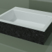 3D modeli Tezgah üstü lavabo (01R131302, Nero Assoluto M03, L 60, P 48, H 16 cm) - önizleme