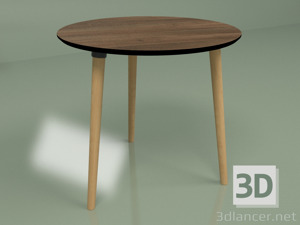 modello 3D Tavolo da pranzo Melassa diametro 80 (marrone) - anteprima