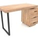 3d model Desk Ashby (walnut-black) - preview