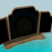 3d model Three-leaved mirror - preview