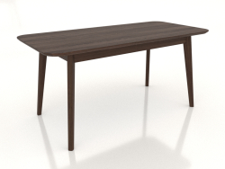 Dining table LARGE 1600x750 mm (dark walnut)