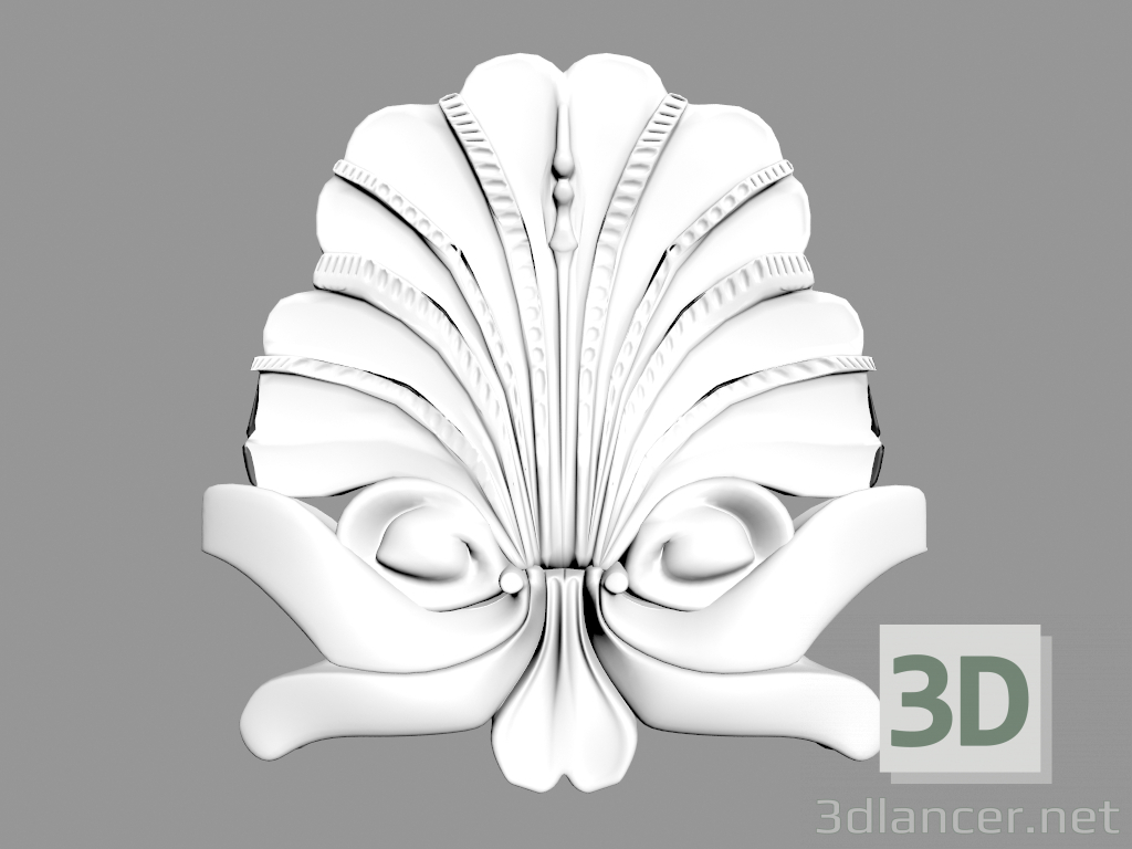 modèle 3D Panneau décoratif W988 - preview